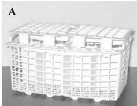 3D wireframe model of a rectangular industrial or warehouse unit with grid patterns (no text or symbols visible)