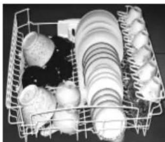 Basket filled with various kitchen utensils and dishes (no visible text or labels)