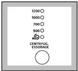 1200 1000 700 500 NO CENTRIFUC. ESSORAGE