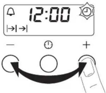 12:00 + - +