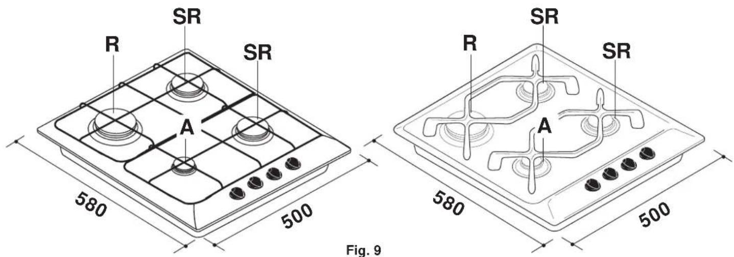 R SR SR A 580 500 Fig. 9 R SR SR A 580 500