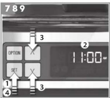 789 OPTION X SET X 1 2 1:00 AM 3 4