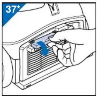 Hand inserting a heat sink into a car air vent (no text or symbols visible)