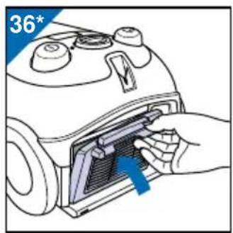 Illustration of a hand inserting a component into a device (no text or symbols visible)