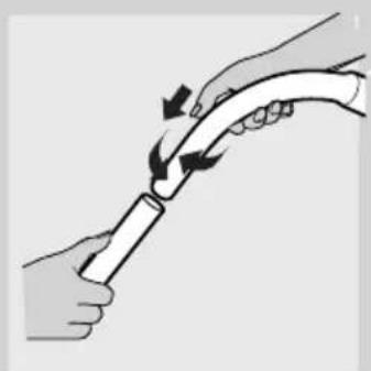 Illustration of two hands holding a tool with arrows indicating motion (no text or symbols).