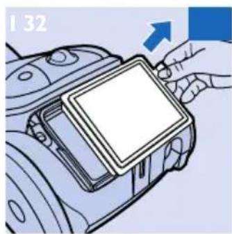 Illustration of a hand placing a device into a camera frame, with no visible text or symbols