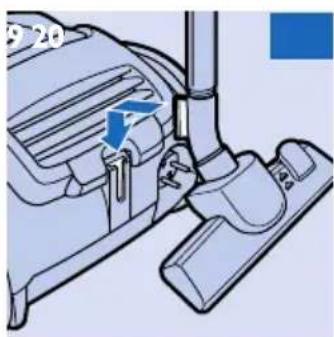 Mechanical component diagram showing a valve assembly with a blue arrow indicating direction (no text or symbols)