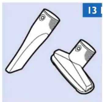 Two technical line drawings of mechanical components, possibly tools or brackets, with no visible text or symbols.