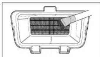 SAMSUNG DV7-Serie - REINIGEN DES WÄRMETAUSCHERFILTERS - 5