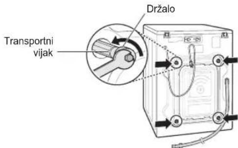 Držalo Transportni vijak