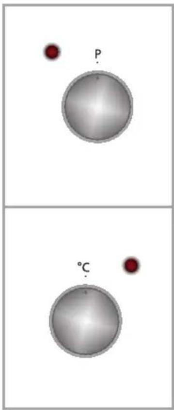 P °C