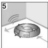 3D illustration of a robotic device with sensor waves and directional arrows (no text or symbols)