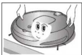 Illustration of hands holding a cartoon-style object on a surface, no text or symbols present.
