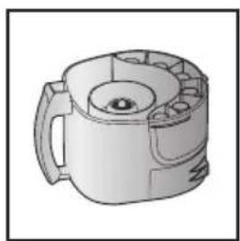 3D rendering of a mechanical component.