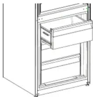 SHARP SJ-BA31IMXW2-EU - Das Kälteregal entfernen - 1
