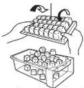 SHARP SJ-CT480RSL - Hints when making ice - 2