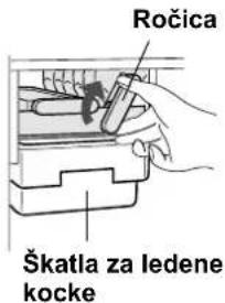 Ročica Škatla za ledene kocke
