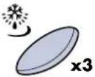 SHARP R-334W - TABELLE: EXPRESS-AUFTAUEN - 1