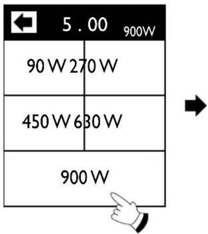 5.00 900W 90 W 270 W 450 W 630 W 900 W