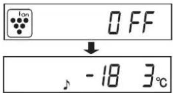 OFF ↓ -18 3℃