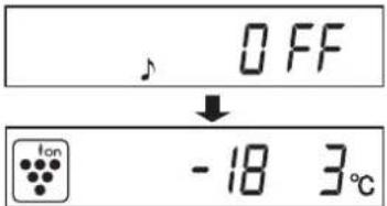 OFF ↓ -18 3℃