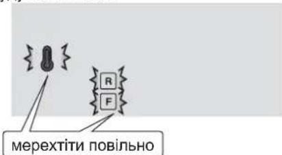 мерехтіти повільно