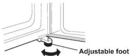 Adjustable foot