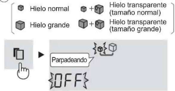 Hielo normal + Hielo transparente (Hello grande + Hielo transparente (Hello transparente (tamaño normal) (Hello grande)