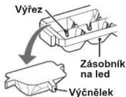 Výřez Zásobník na led Výčnělek
