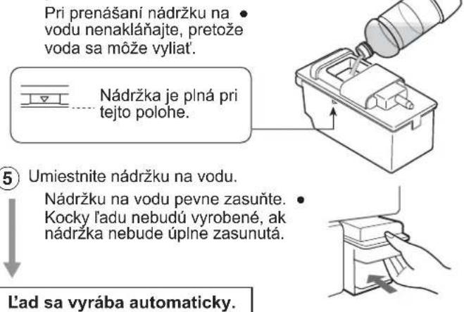 SHARP SJ-FS810V - Výroba l'adu tesne po zmene režimu - 1