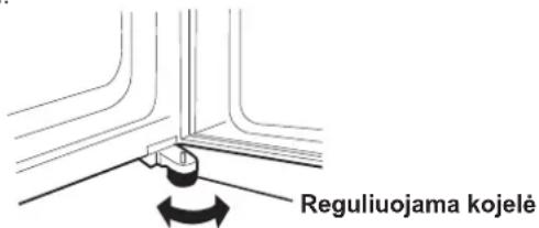 Reguliuojama kojelė
