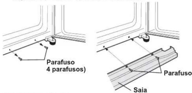 Parafuso 4 parafusos) Saia