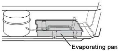 Evaporating pan