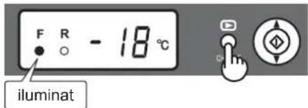 F R - 18 °C iluminat