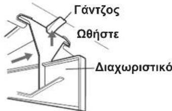 Γάντζος Ωθήστε Διαχωριστικό