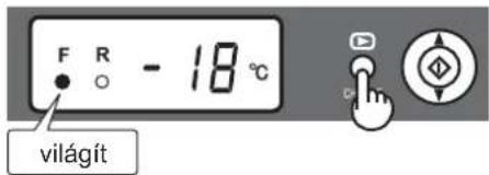 F R - 18 °C világít