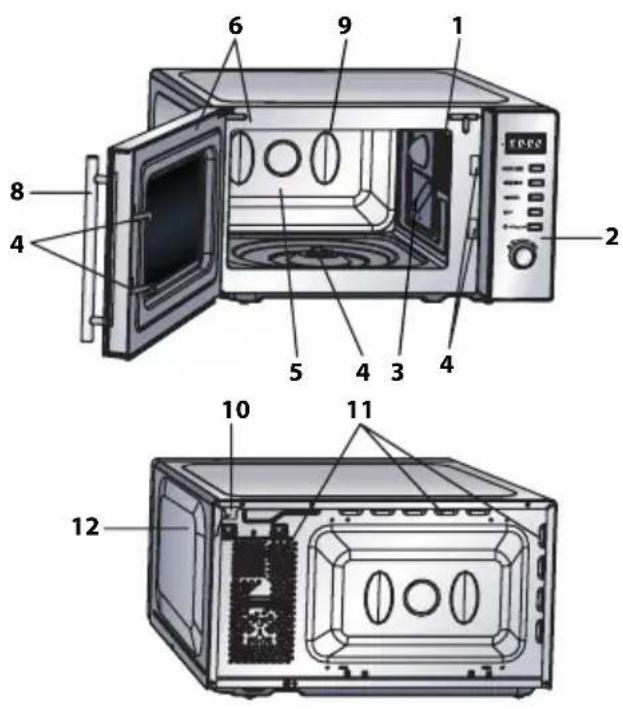 SHARP R-60STW - Bruksanvisning - 1