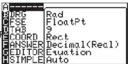 A BORG CSE TAB COORD ANSWER EDITOR SIMPLE Rad FloatPt 9 Rect Decimal(Real) Equation Auto
