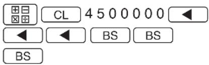 CL 4 5 0 0 0 0 0 BS BS BS