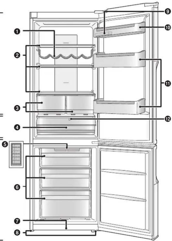 PANASONIC NR-B29SW2 - Diepvriesvak - 2