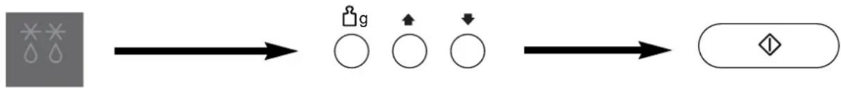 graph LR A["Raindrops"] --> B["Node g"] B --> C["Node ↑"] C --> D["Node ↓"] D --> E["Decision"]