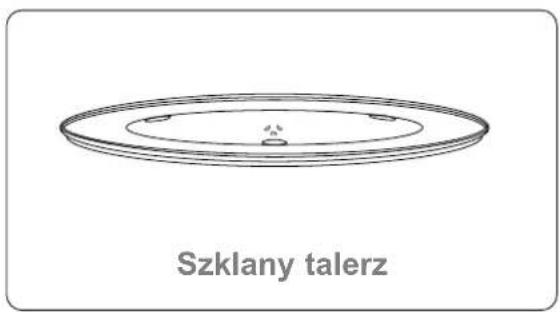 Szklany talerz