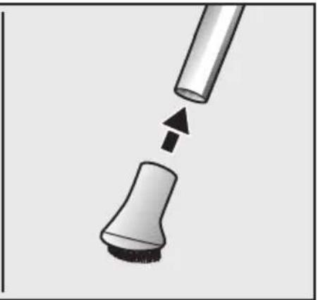 Diagram showing a tool interacting with a mechanical component, no text or symbols present