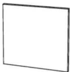 Blank white rectangle with a thin black border (no text or symbols)