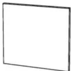Empty rectangular frame with no text, numbers, or symbols