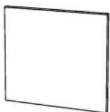Empty rectangular frame with no text, numbers, or symbols