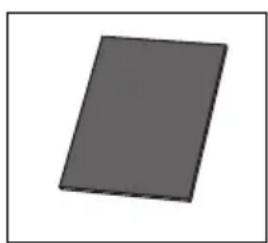 Simple gray rectangular shape with no text or symbols
