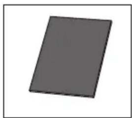 Simple 3D gray rectangular block with no text or symbols.