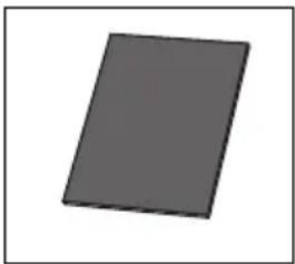 Simple gray rectangular shape with no text or symbols