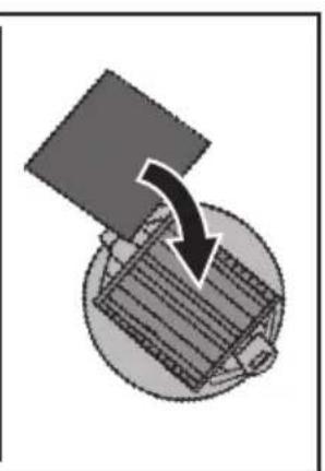 Diagram showing a device being lifted by an arrow, no text or symbols present